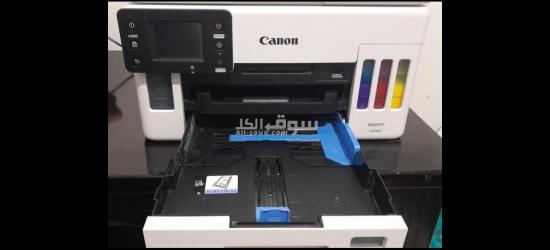 طابعة Canon GX6040 اقتصادية جدًا تعبئة حبر WiFi تطبع آلاف الصفحات بحالة ممتازة في جدة - 4