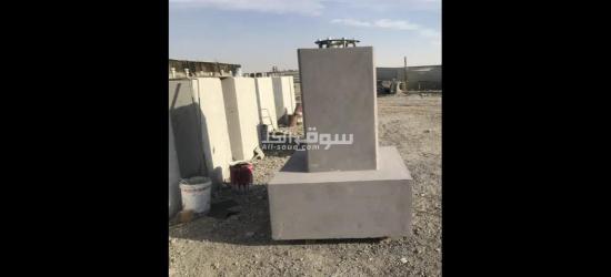 أعمدة إنارة ديكوره + قواعد خرسانيه - 2