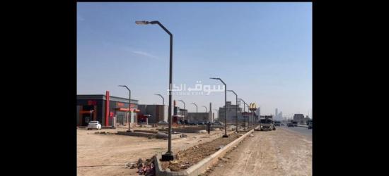 أعمدة إنارة ديكوره + قواعد خرسانيه - 13