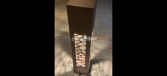 أعمدة إنارة ديكوره + قواعد خرسانيه - 16